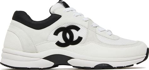 chanel black and white sneakers.